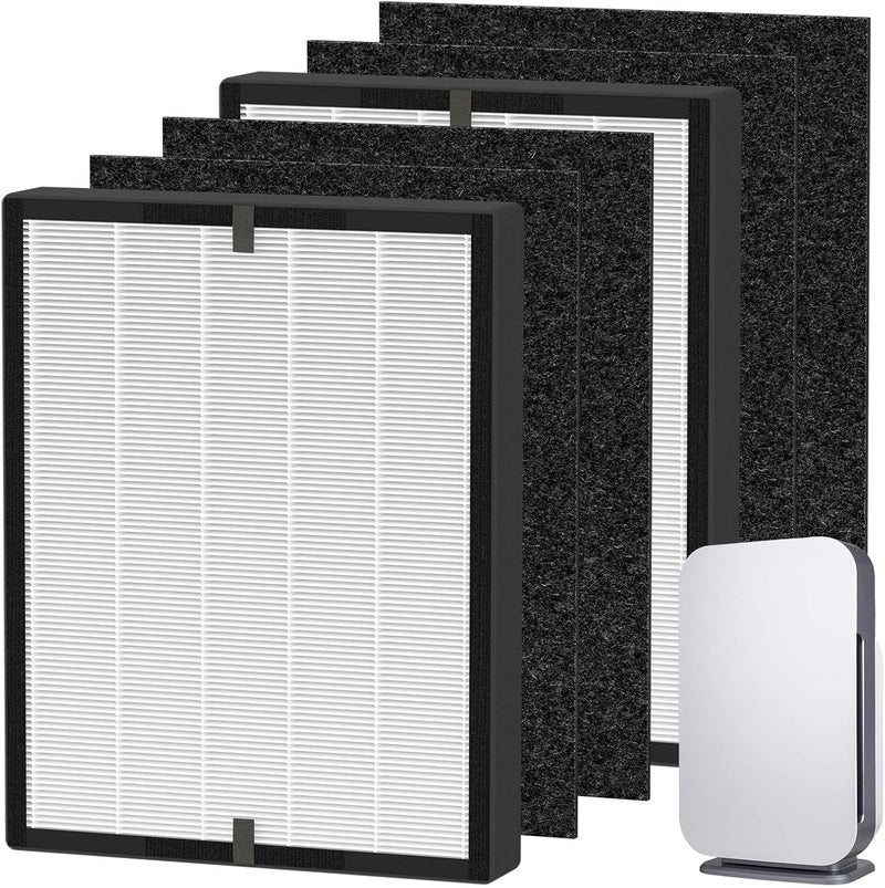 Sinnya 2 Pack 45i Filter Replacement Fit for Alen BreatheSmart 45i / Flex Air Purifier H13 True HEPA Filter for Alen Breathesmart 45i Filter 2 H13 HEPA Filters + 4 Carbon Pre-Filters B4-Pure / Fl40 - Image 1